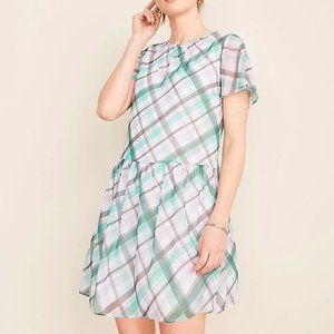 Ann Taylor Plaid Shift Dress